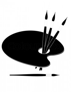 2184813-palette-and-paint-brushes-symbol-of-art-and-painting-allegory-cartoon-illustration-isolated-on-white-background